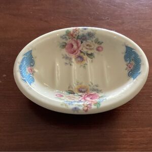 Floral Ceramic Soap Dish